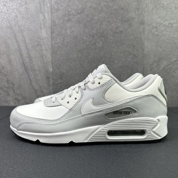 Nike Other - Nike Air Max 90 GTX Gore Tex Size 8.5 Mens Photon Dust Summit White Sneakers